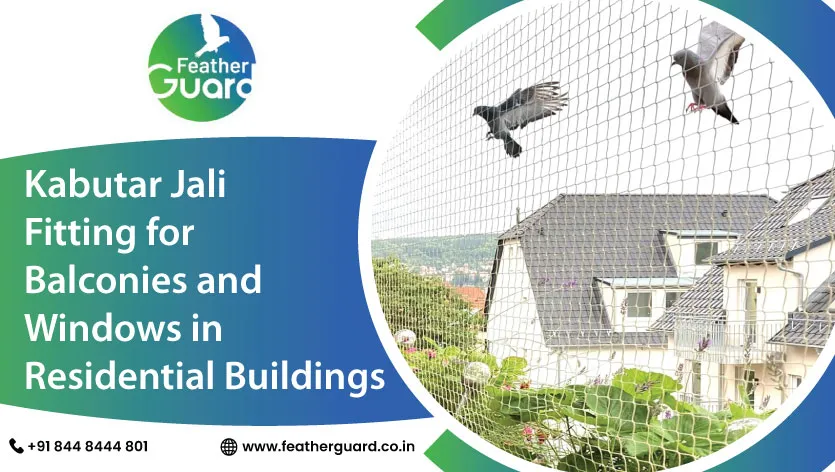 Kabutar Jali Fitting For Balconies And Windows In Residential Buildings