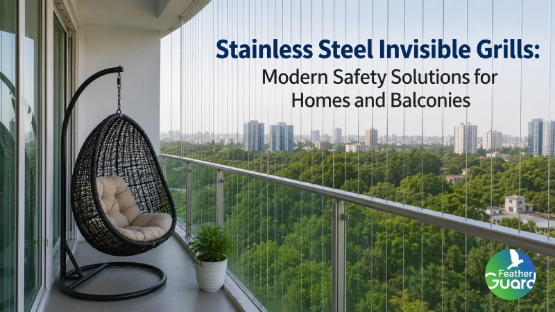 Stainless Steel Invisible Grills Modern Safety Solutions for Homes and Balconies