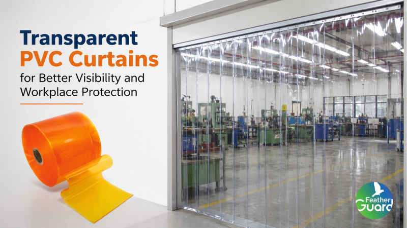Transparent PVC Curtains for Better Visibility and Workplace Protection