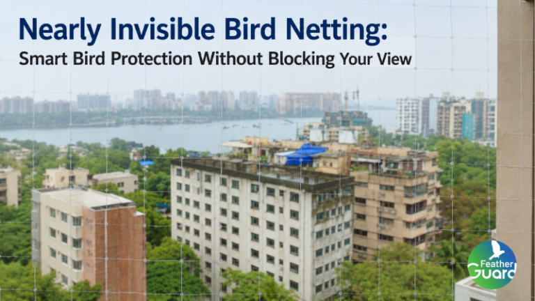 Nearly Invisible Bird Netting: Smart Bird Protection Without Blocking Your View
